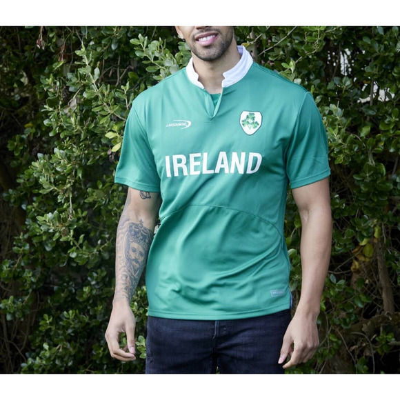 Lansdowne Ireland Men's Shamrock Performance Short Sleeve Rugby Sz. S NWT - Picture 11 of 14